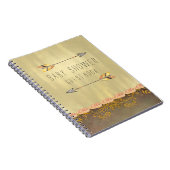 Tribal Arrow Baby Showgast Notizblock (Rechte Seite)