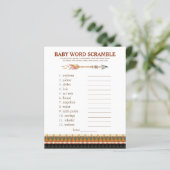 Tribal Arrow Baby Showspiele (Stehend Vorderseite)