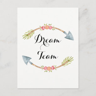 Tribal-Arrow im Traumteam Postkarte