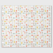 Tribal Arrow Muster Geschenkpapier (Flach)