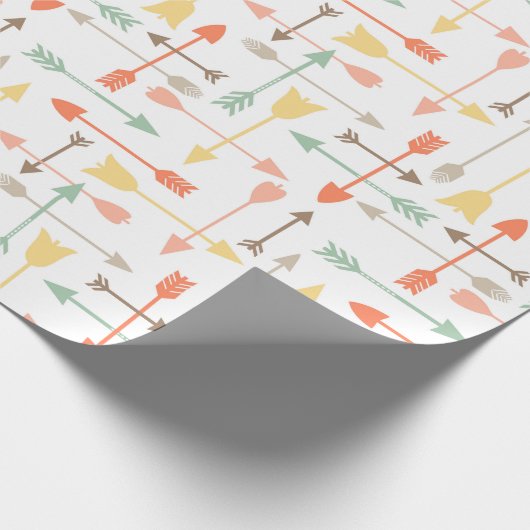 Tribal Arrow Muster Geschenkpapier (Ecke)