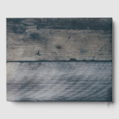 Tribal Arrows Baby Boy Rustic Wood Baby Dusche Gästebuch (Rückseite)