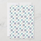 Tribal Arrows Baby Shower Invitation, Es ist ein J Einladung (Rückseite)