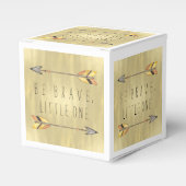 Tribal Arrows Be Brave Baby Shows Geschenkschachtel (Vorderseite)