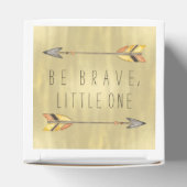 Tribal Arrows Be Brave Baby Shows Geschenkschachtel (Oben)