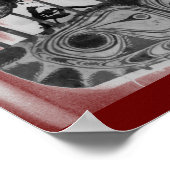 Tribal Art #2 B+W Poster (Ecke)