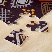 Tribal Art Boho Geometric Print Puzzle (Seite)