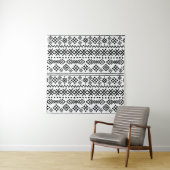 Tribal Art Boho: geometrisch nahtlos. Wandteppich (Beispiel)