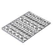 Tribal Art boho nahtloses Muster Notizblock (Linke Seite)