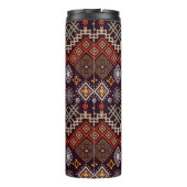 Tribal Art boho nahtloses Muster Thermosbecher (Rückseite)