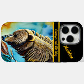 Tribal Art Fire: Kühne Muster Case-Mate iPhone Hülle (Rückseite (Horizontal))