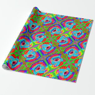 Tribal Art inspiriert Design Aborigine Geschenkpapier