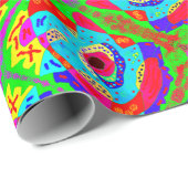 Tribal Art inspiriert Design Aborigine Geschenkpapier (Rolleneckpunkt)