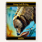 Tribal Art Notepad: Fette Muster Notizblock (Vorderseite)