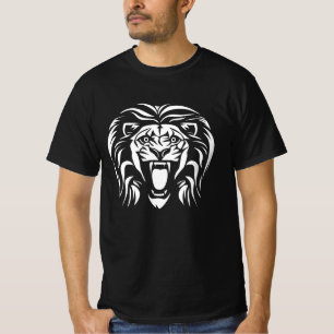 Tribal Art Roaring Lion T-Shirt