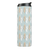 Tribal, Art, Spritzer Paint Feathers Thermosbecher (Nach links gedreht)