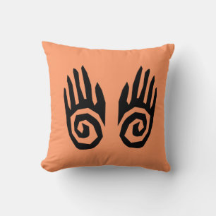 Tribal Art Throw Kissen. Wohngestaltung der Stamme Kissen