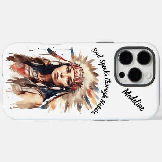 Tribal Artistic Touch Case-Mate iPhone Hülle (Rückseite (Horizontal))