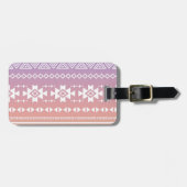 Tribal azbre ombre Muster Gepäckanhänger (Vorderseite horizontal)