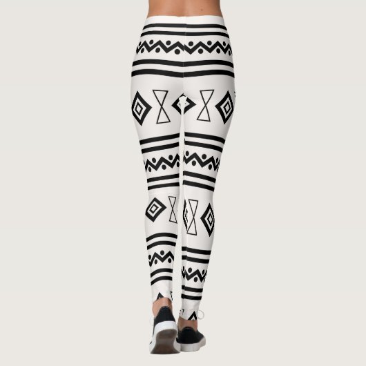 Tribal Aztec Art Leggings (Rückseite)