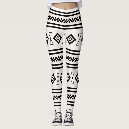 Tribal Aztec Art Leggings (Vorderseite)