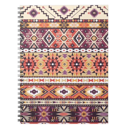 Tribal Aztec Artwork Notebook Notizblock (Vorderseite)