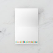 Tribal Aztec Baby Dusche Vielen Dank für Ihre Anme Dankeskarte (Innenseite)