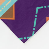 Tribal Aztec Bohemisch Fleecedecke (Ecke)