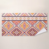 Tribal Aztec gestreift Nahtloser Hintergrund Badehandtuch (Badehandtuch)