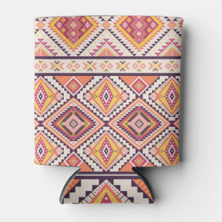 Tribal Aztec gestreift Nahtloser Hintergrund Dosenkühler