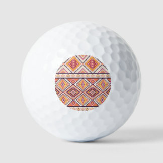 Tribal Aztec gestreift Nahtloser Hintergrund Golfball
