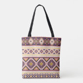 Tribal Aztec gestreifte, geometrische Muster. Tasche (Rückseite)