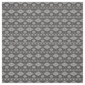 Tribal Aztec Graues und weißes Muster Stoff (Muster)