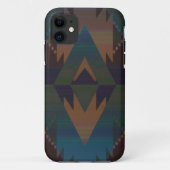 Tribal Aztec Muster Südwest Design Phone Case (Rückseite)