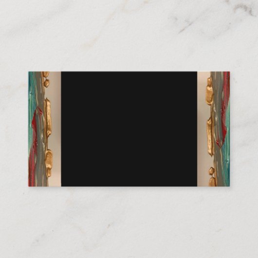 Tribal Aztec Native Style Business Cards Visitenkarte (Vorderseite)