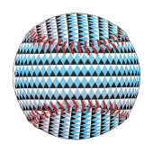 Tribal Aztec Ombre Muster Baseball (Vorderseite)