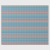 Tribal Aztec Ombre Muster Geschenkpapier (Flach)