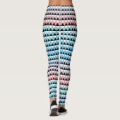 Tribal Aztec Ombre Muster Leggings (Rückseite)