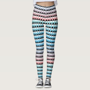 Tribal Aztec Ombre Muster Leggings