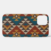 Tribal Aztec Wolle stickte Textur. Case-Mate iPhone Hülle (Rückseite (Horizontal))