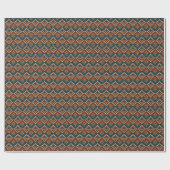 Tribal Aztec Wolle stickte Textur. Geschenkpapier (Flach)