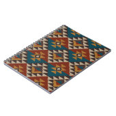 Tribal Aztec Wolle stickte Textur. Notizblock (Linke Seite)