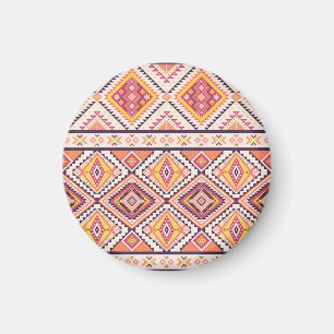 Tribal Aztekengestreiftes nahtloses Hintergrundbil Magnet