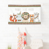 Tribal Baby Shower Banner (Insitu)