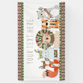 Tribal Baby Shower Banner (Vertikal)