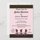 Tribal Baby Shower Neon Abstrakt Fertilitäts Einladung (Vorderseite)