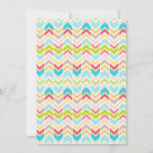 Tribal Baby Shower PoemDanke, dass ihr es bemerkt Einladung (Rückseite)