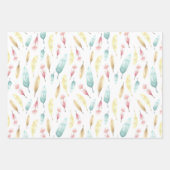 Tribal Baby Wrapping Paper Flachblatt Set 3 Geschenkpapier Set (Vorderseite 3)