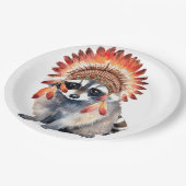 Tribal Bandit Pappteller (Schrägansicht)