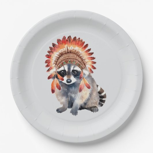 Tribal Bandit Pappteller (Vorderseite)